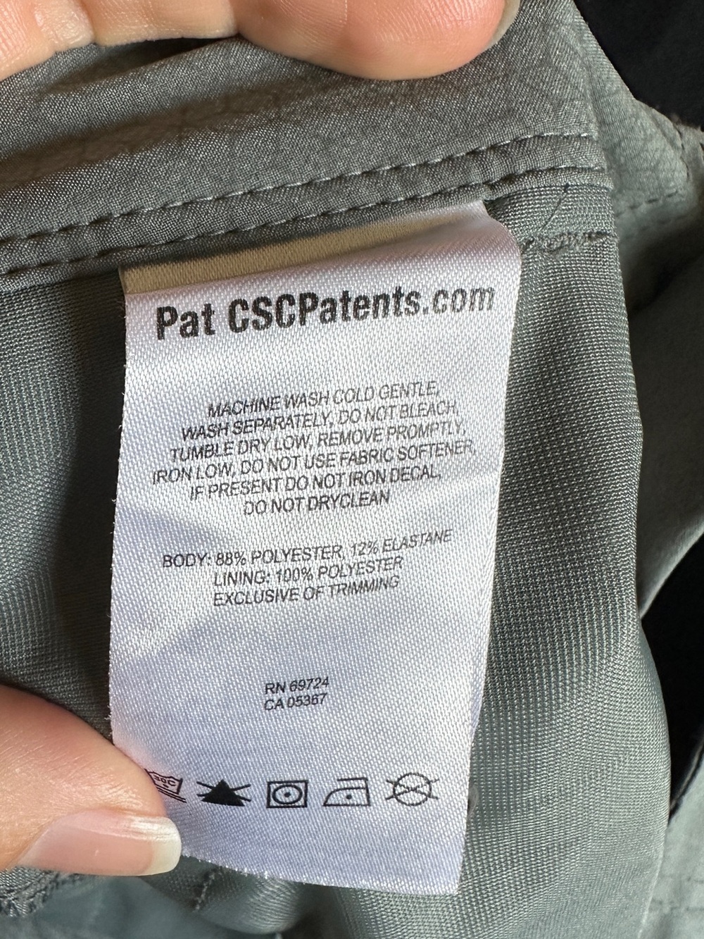 Columbia Omni-Shield Convertible Pants Grey Hiking Sz 10 Stretch - Picture 14 of 14